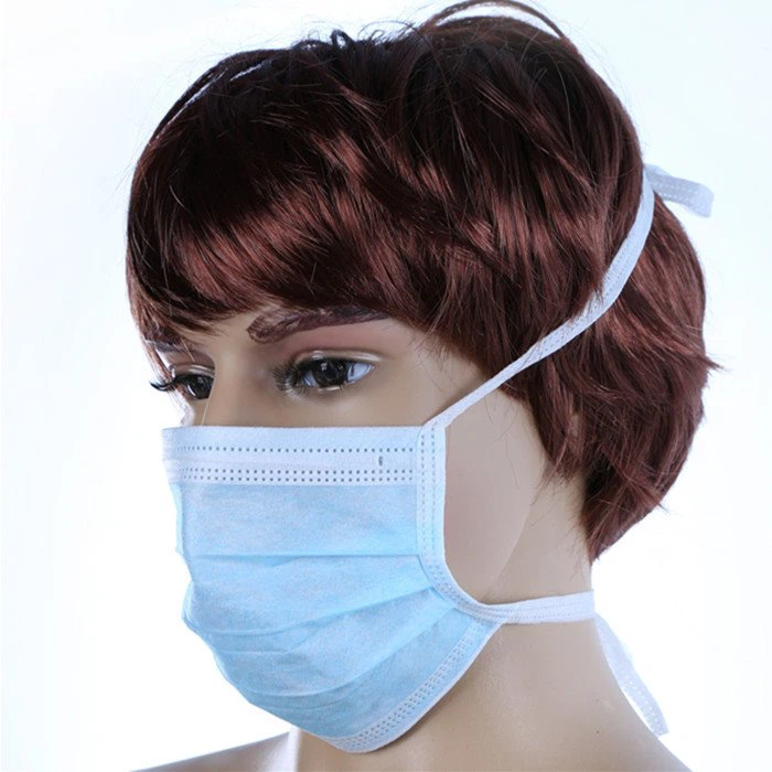 Medisch chirurgisch gezichtsmasker met tie-on
